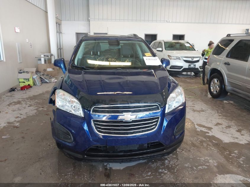 2016 Chevrolet Trax Lt VIN: 3GNCJPSB2GL247610 Lot: 43831037