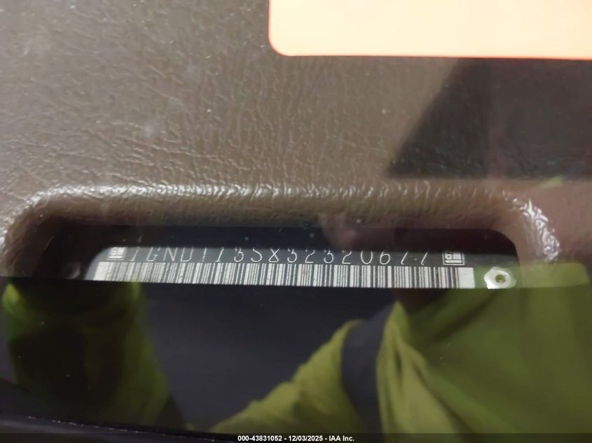 2003 Chevrolet Trailblazer Ls VIN: 1GNDT13S832320677 Lot: 43831052