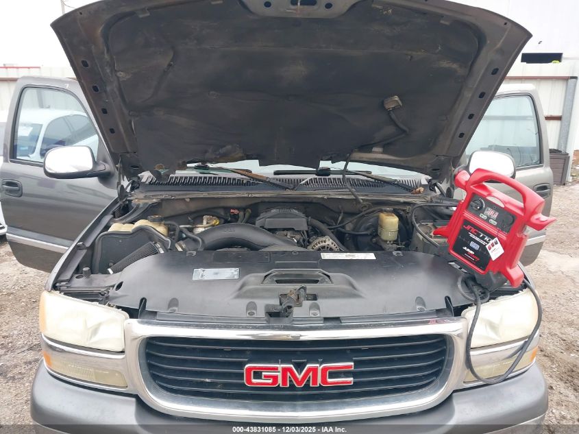 2000 GMC Sierra 1500 Sle VIN: 2GTEK19T1Y1327378 Lot: 43831085