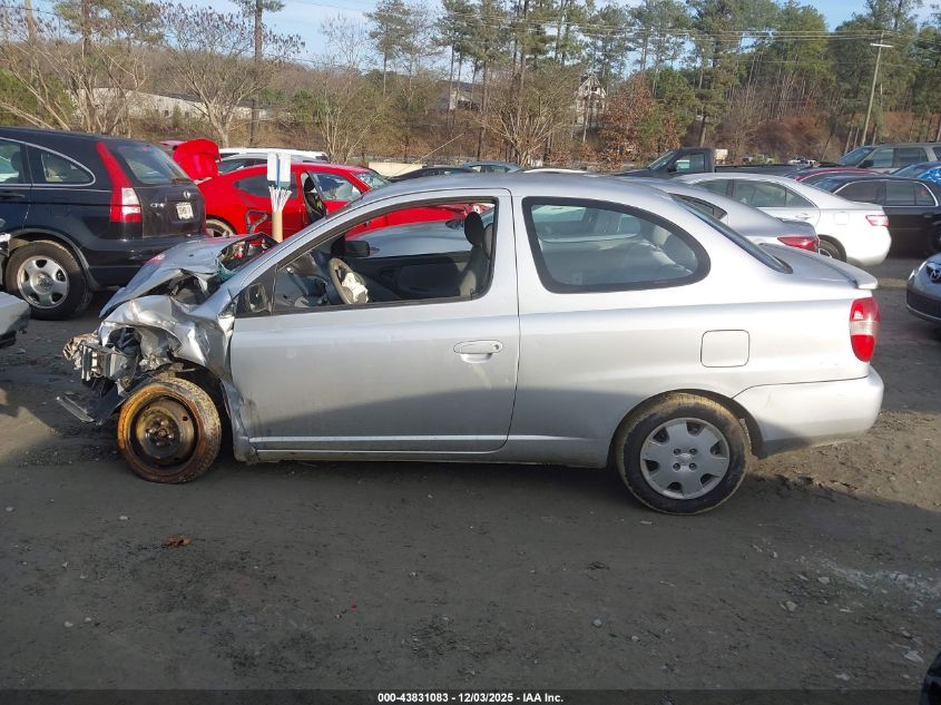 2002 Toyota Echo VIN: JTDAT123620224613 Lot: 43831083