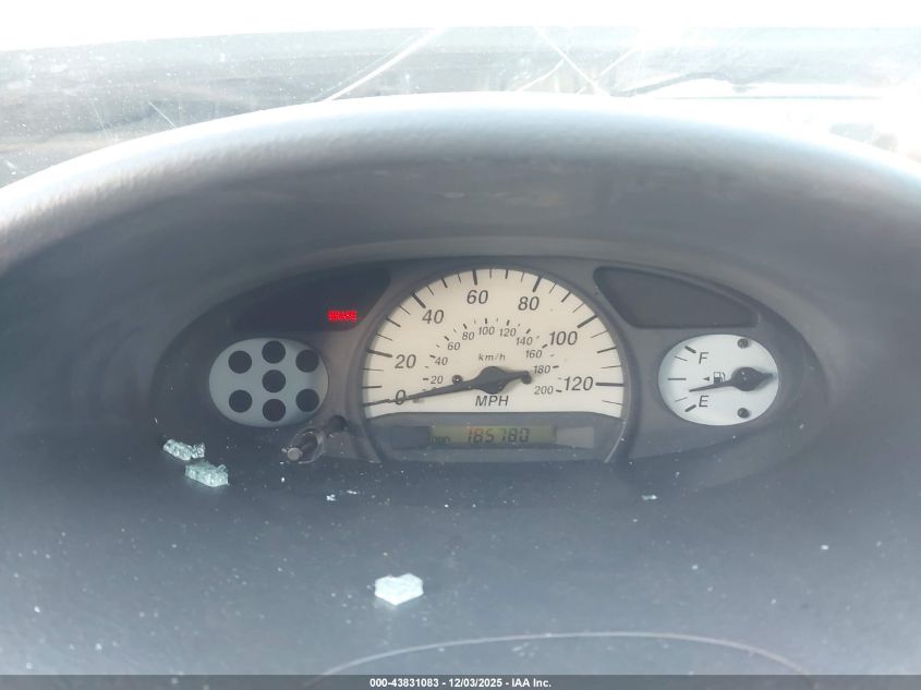 2002 Toyota Echo VIN: JTDAT123620224613 Lot: 43831083