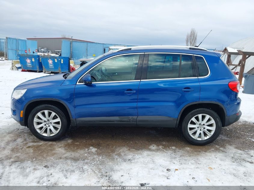 2009 Volkswagen Tiguan S/Se/Sel VIN: WVGAV75N89W004483 Lot: 43831093