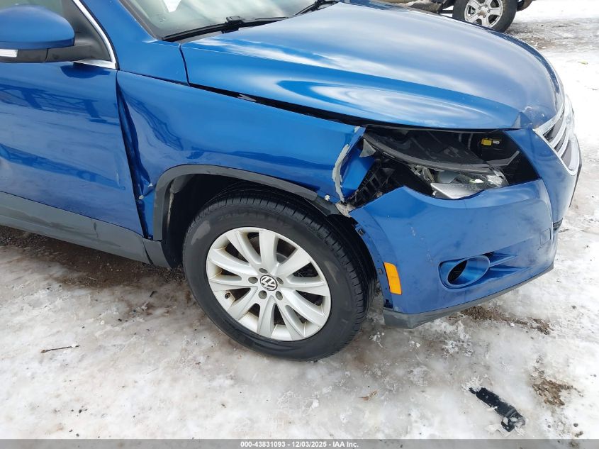 2009 Volkswagen Tiguan S/Se/Sel VIN: WVGAV75N89W004483 Lot: 43831093