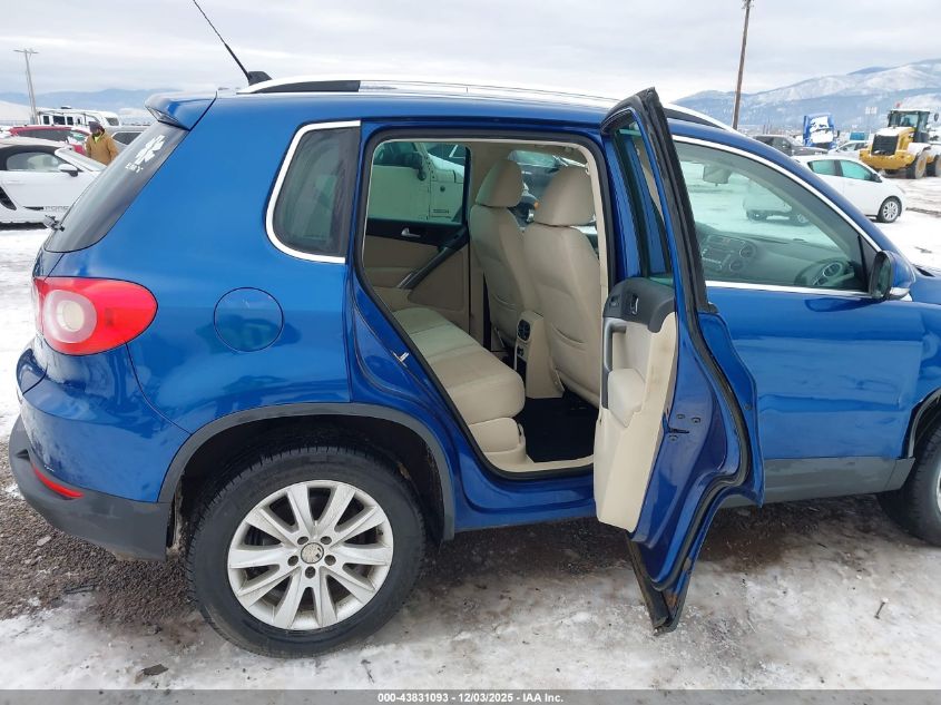 2009 Volkswagen Tiguan S/Se/Sel VIN: WVGAV75N89W004483 Lot: 43831093