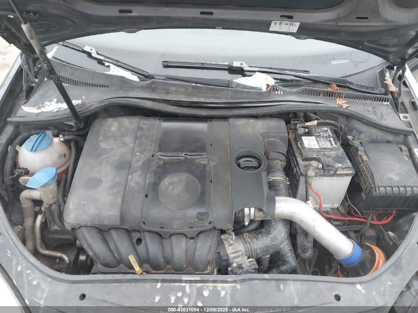 2009 Volkswagen Jetta Se VIN: 3VWRM71K89M094009 Lot: 43831094