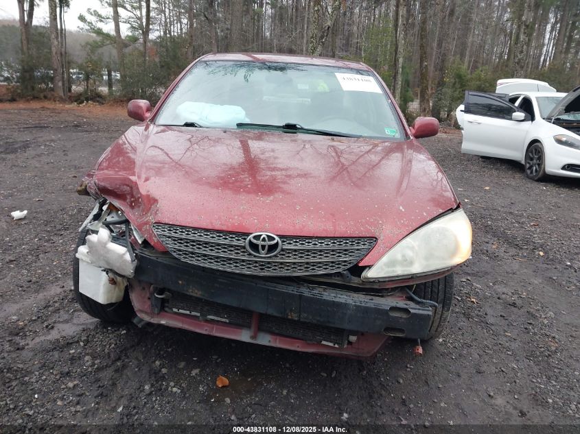2002 Toyota Camry Le VIN: 4T1BE32K52U031844 Lot: 43831108