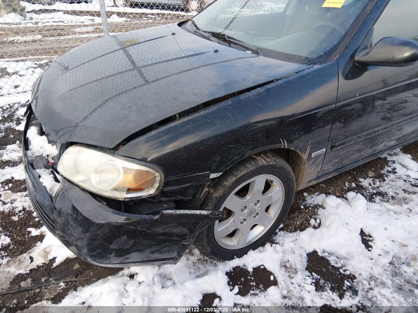 2006 Nissan Sentra 1.8S VIN: 3N1CB51D96L645024 Lot: 43831122