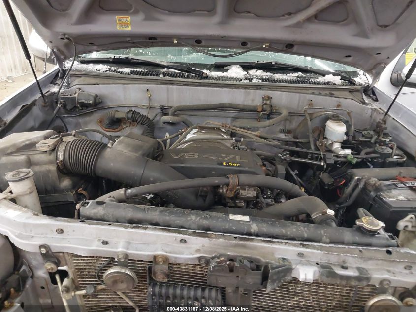 2000 Toyota Tundra Sr5 V8 VIN: 5TBRT3416YS080277 Lot: 43831167