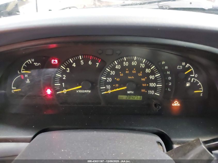 2000 Toyota Tundra Sr5 V8 VIN: 5TBRT3416YS080277 Lot: 43831167