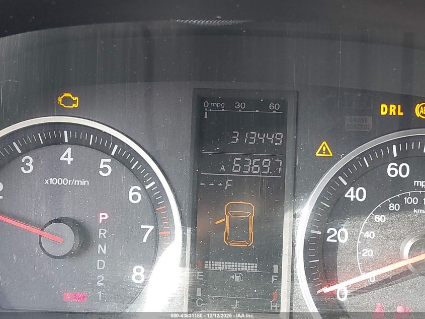 2009 Honda Cr-V Ex-L VIN: JHLRE487X9C022765 Lot: 43831180