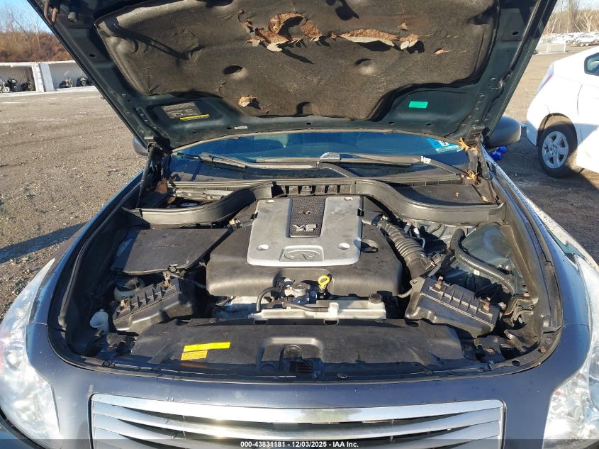 2008 Infiniti G35X VIN: JNKBV61F78M274492 Lot: 43831181