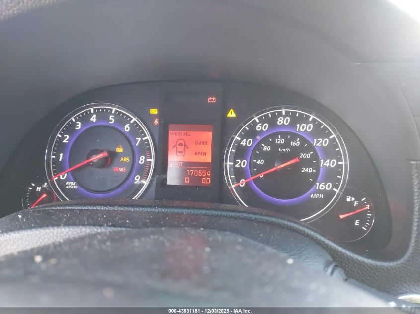 2008 Infiniti G35X VIN: JNKBV61F78M274492 Lot: 43831181