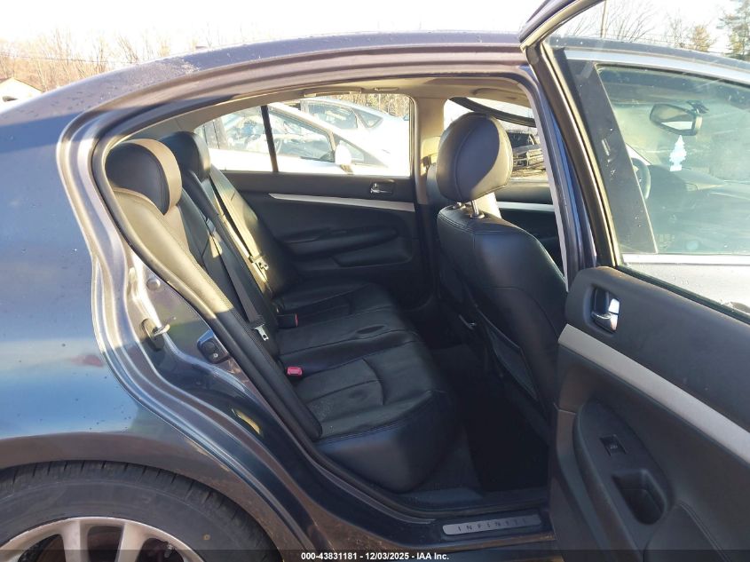 2008 Infiniti G35X VIN: JNKBV61F78M274492 Lot: 43831181