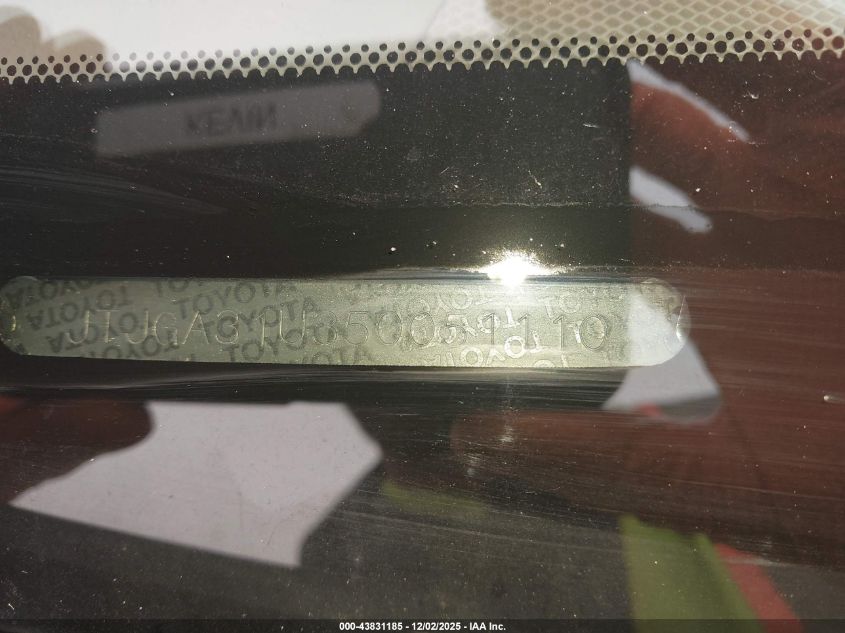 2005 Lexus Rx 330 VIN: JTJGA31U350051110 Lot: 43831185