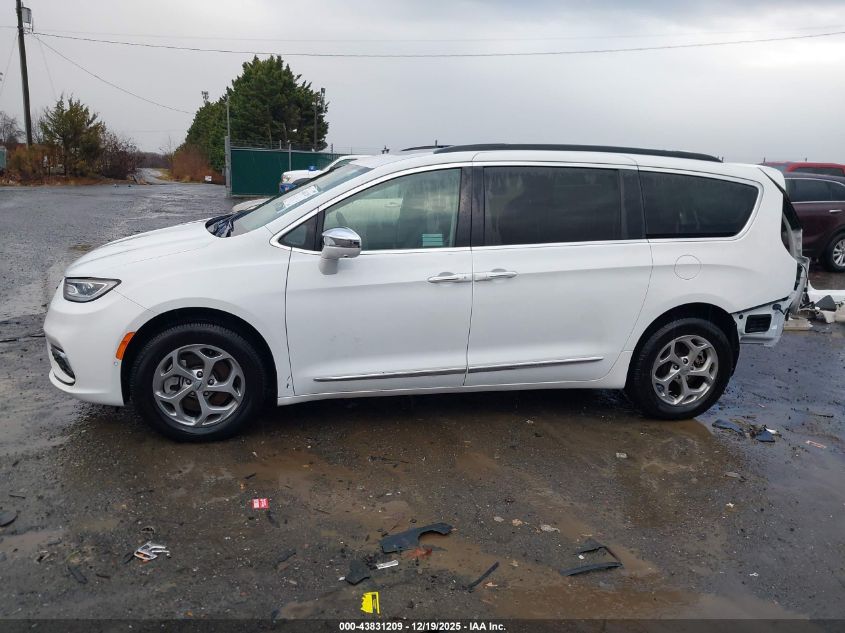 2022 Chrysler Pacifica Limited Awd VIN: 2C4RC3GG6NR167169 Lot: 43831209