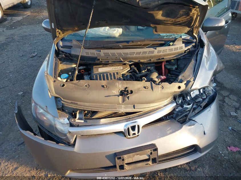 2006 Honda Civic Hybrid VIN: JHMFA36236S006159 Lot: 43831232