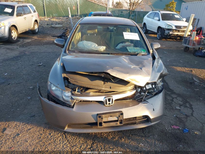 2006 Honda Civic Hybrid VIN: JHMFA36236S006159 Lot: 43831232