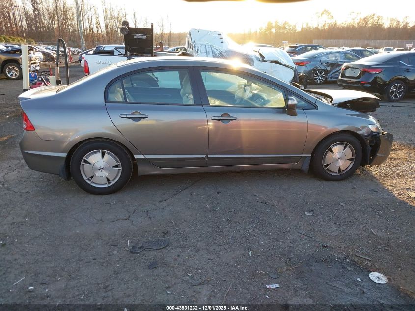 2006 Honda Civic Hybrid VIN: JHMFA36236S006159 Lot: 43831232