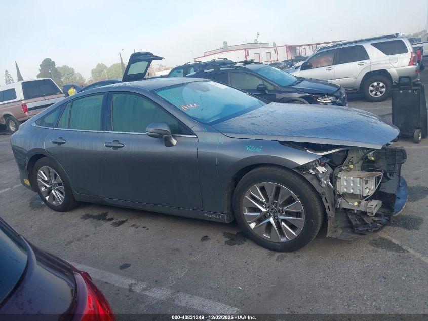 2021 Toyota Mirai Xle VIN: JTDAAAAA5MA000686 Lot: 43831249