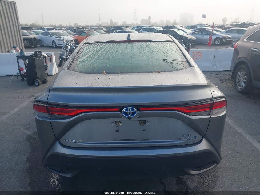 2021 Toyota Mirai Xle VIN: JTDAAAAA5MA000686 Lot: 43831249