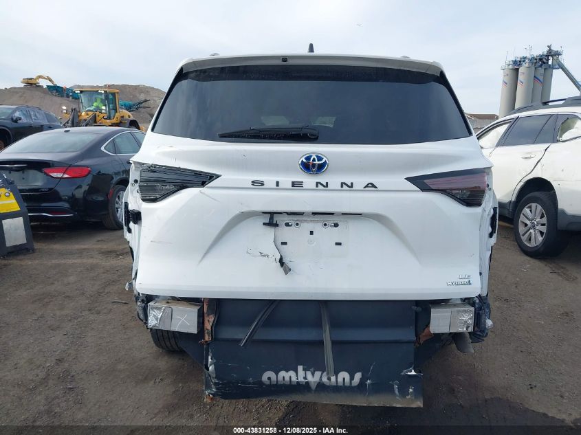 2024 Toyota Sienna Le VIN: 5TDBRKEC0RS189725 Lot: 43831258