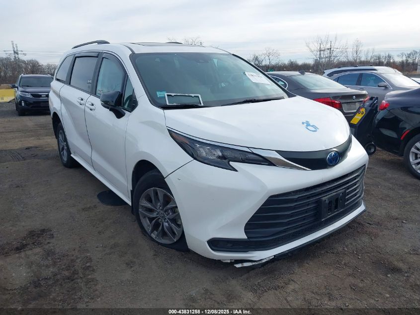 2024 Toyota Sienna Le VIN: 5TDBRKEC0RS189725 Lot: 43831258