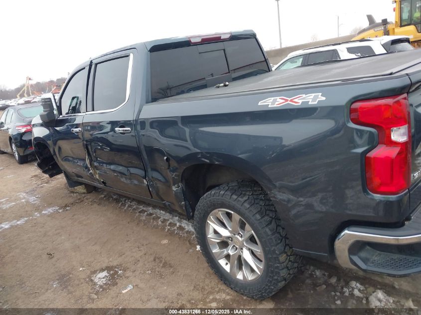 2022 Chevrolet Silverado 1500 Ltd 4Wd Short Bed Ltz VIN: 1GCUYGET4NZ130582 Lot: 43831266
