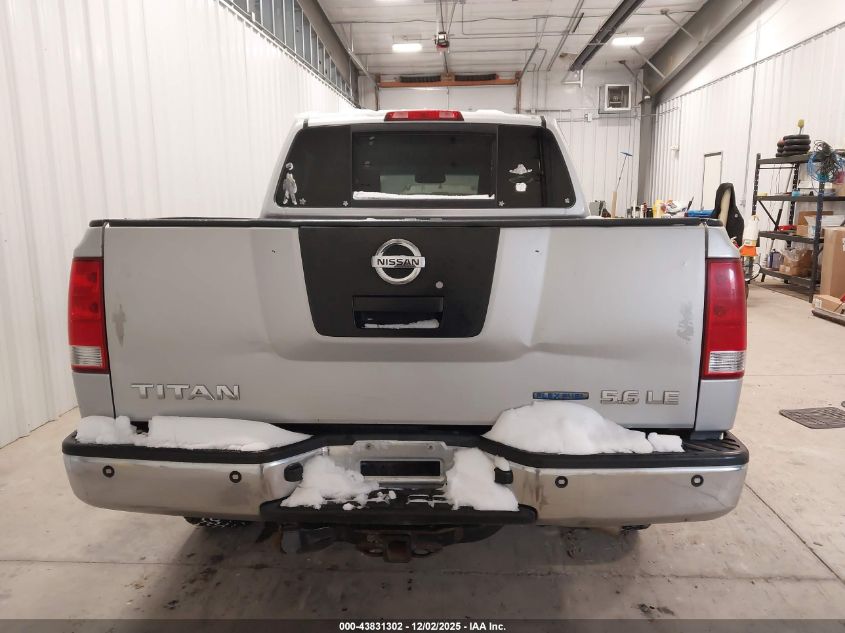 2008 Nissan Titan Pro-4X/Xe VIN: 1N6BA07C88N339333 Lot: 43831302