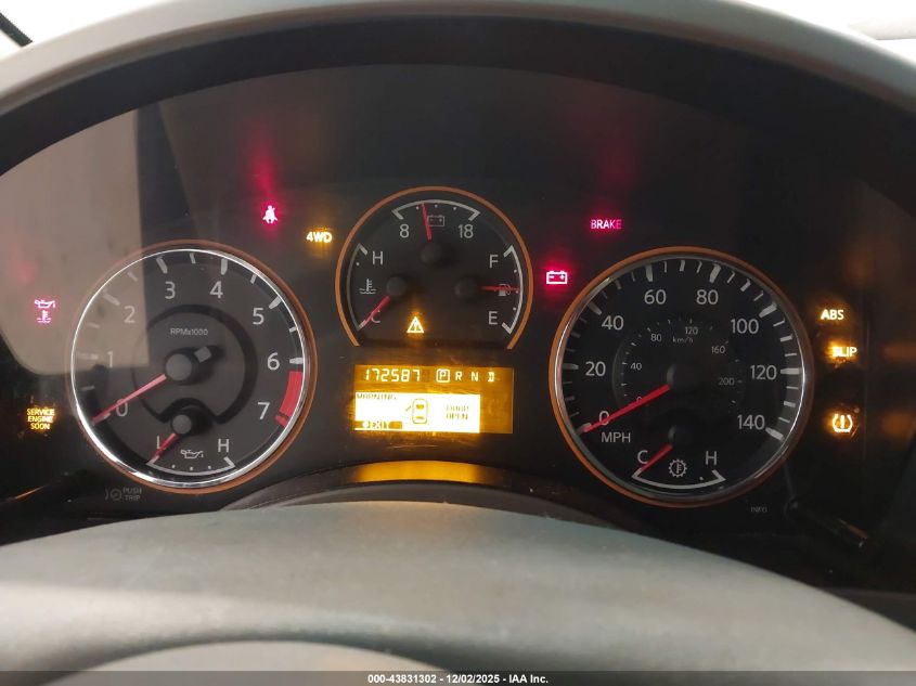 2008 Nissan Titan Pro-4X/Xe VIN: 1N6BA07C88N339333 Lot: 43831302