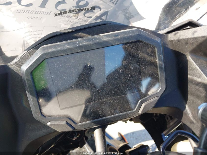 2024 Kawasaki Ex500 A/B VIN: ML5EXGJ19RDA29050 Lot: 43831332