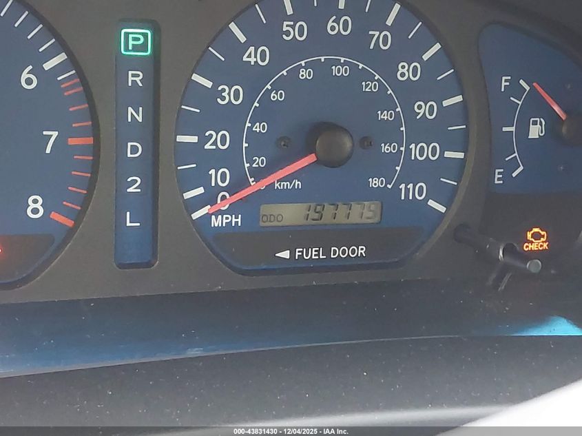 2002 Toyota Sienna Xle VIN: 4T3ZF13C02U449291 Lot: 43831430