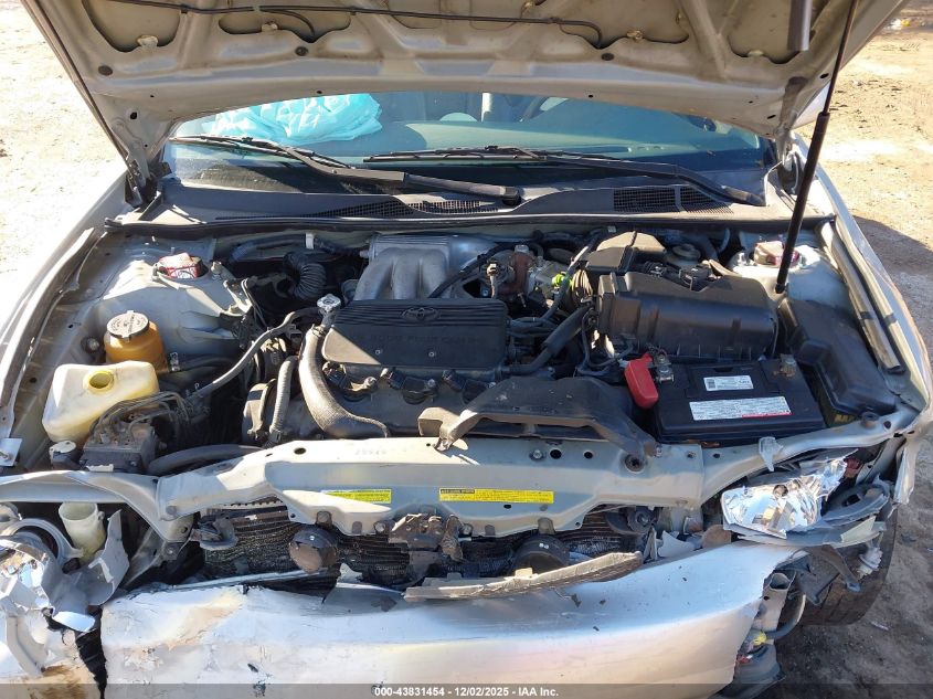 2002 Toyota Camry Le V6 VIN: 4T1BF30K12U005421 Lot: 43831454