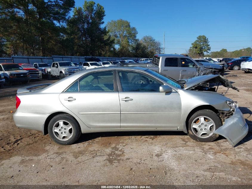 2002 Toyota Camry Le V6 VIN: 4T1BF30K12U005421 Lot: 43831454