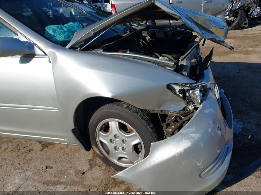 2002 Toyota Camry Le V6 VIN: 4T1BF30K12U005421 Lot: 43831454