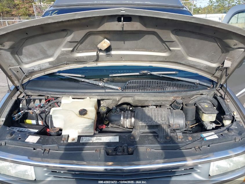 2001 Chevrolet Express Upfitter VIN: 1GBFG15W611242672 Lot: 43831472