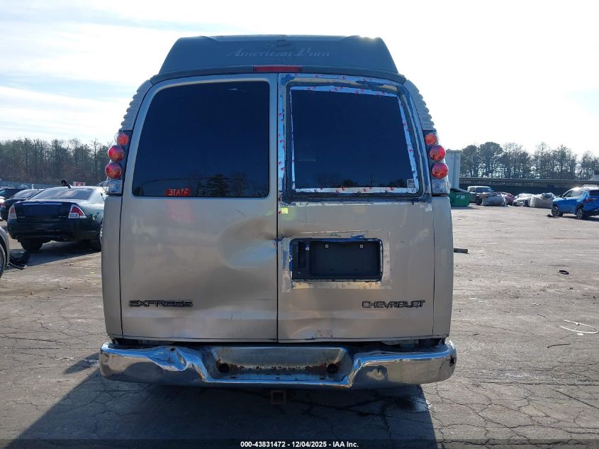 2001 Chevrolet Express Upfitter VIN: 1GBFG15W611242672 Lot: 43831472