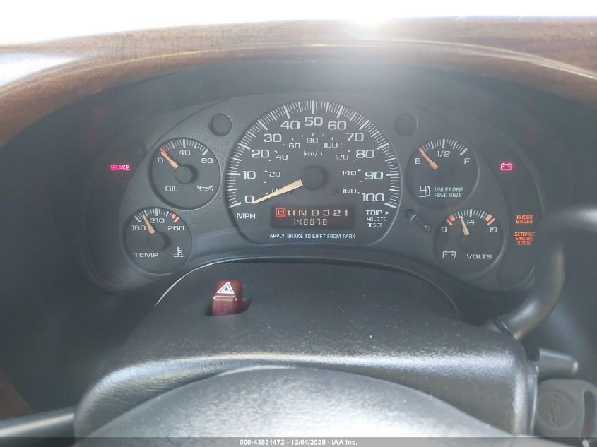 2001 Chevrolet Express Upfitter VIN: 1GBFG15W611242672 Lot: 43831472