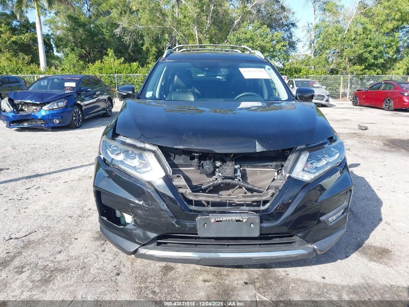 2017 Nissan Rogue Sl VIN: 5N1AT2MV0HC751568 Lot: 43831510