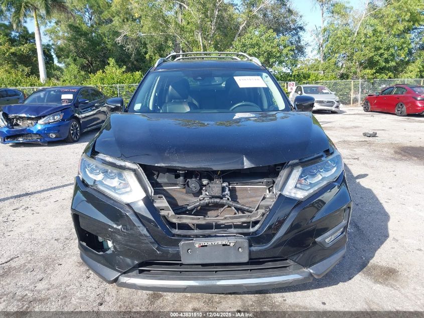 2017 Nissan Rogue Sl VIN: 5N1AT2MV0HC751568 Lot: 43831510