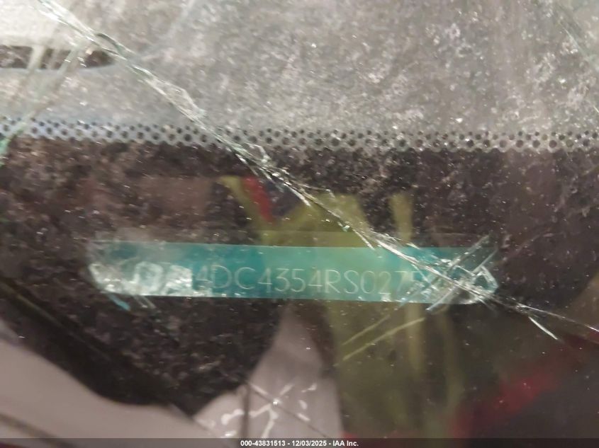 1994 Acura Integra Ls VIN: JH4DC4354RS027516 Lot: 43831513