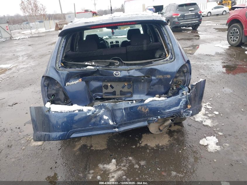 2003 Mazda Protege5 VIN: JM1BJ245831104208 Lot: 43831533