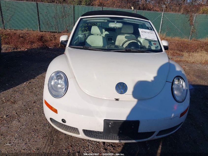 2007 Volkswagen New Beetle Triple White VIN: 3VWFF31Y97M420214 Lot: 43831557