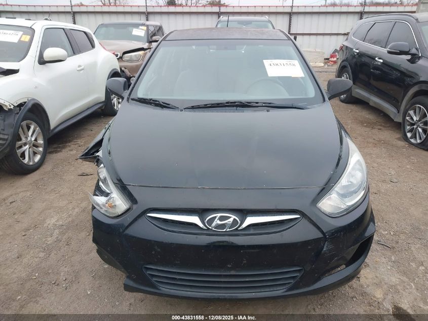 2012 Hyundai Accent Gs VIN: KMHCT5AE2CU042271 Lot: 43831558