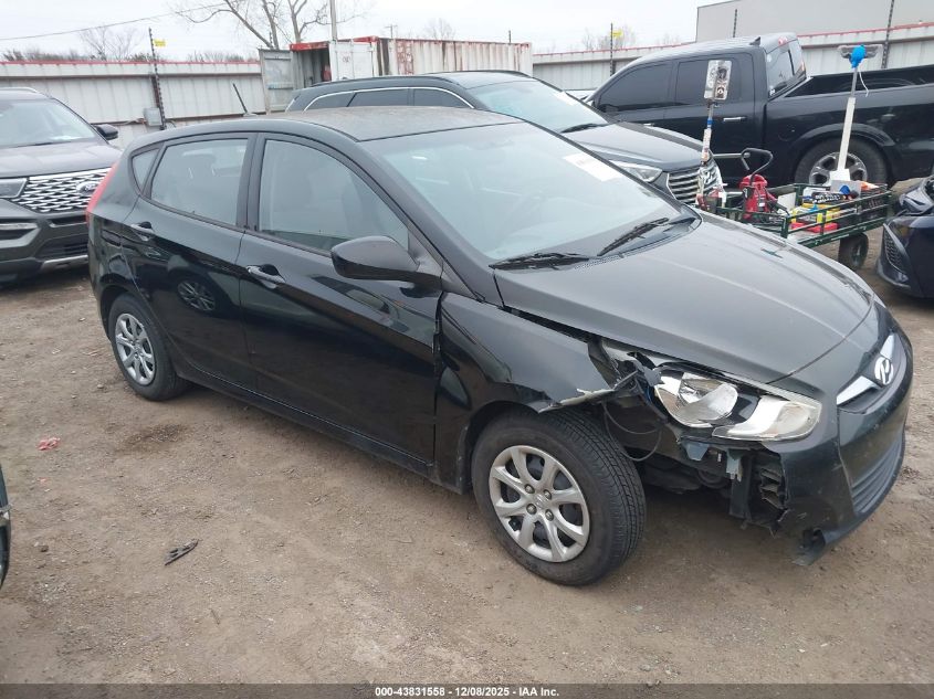 2012 Hyundai Accent Gs VIN: KMHCT5AE2CU042271 Lot: 43831558