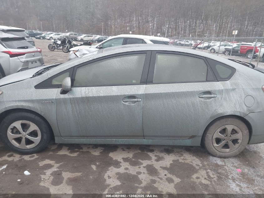 2015 Toyota Prius VIN: JTDKN3DU5F1879524 Lot: 43831592