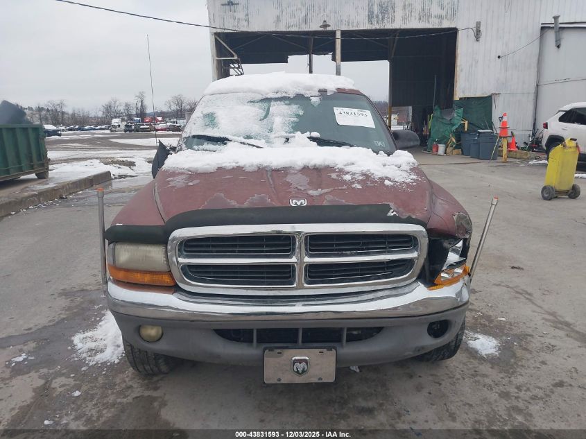 2000 Dodge Dakota Slt/Sport VIN: 1B7GG22X2YS647323 Lot: 43831593