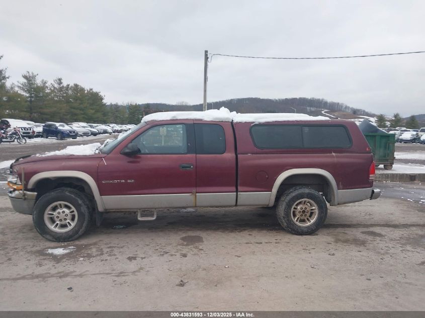 2000 Dodge Dakota Slt/Sport VIN: 1B7GG22X2YS647323 Lot: 43831593