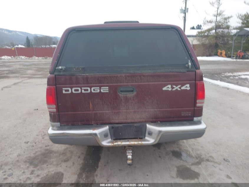 2000 Dodge Dakota Slt/Sport VIN: 1B7GG22X2YS647323 Lot: 43831593