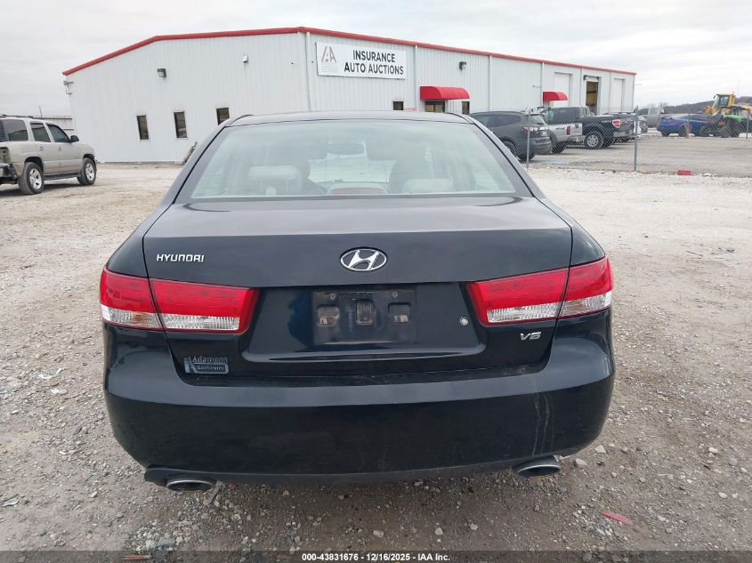 2006 Hyundai Sonata Gls V6/Lx V6 VIN: 5NPEU46FX6H151288 Lot: 43831676