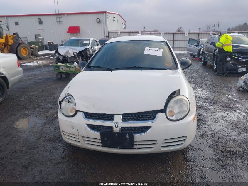 2004 Dodge Neon Sxt VIN: 1B3ES56C24D568670 Lot: 43831680